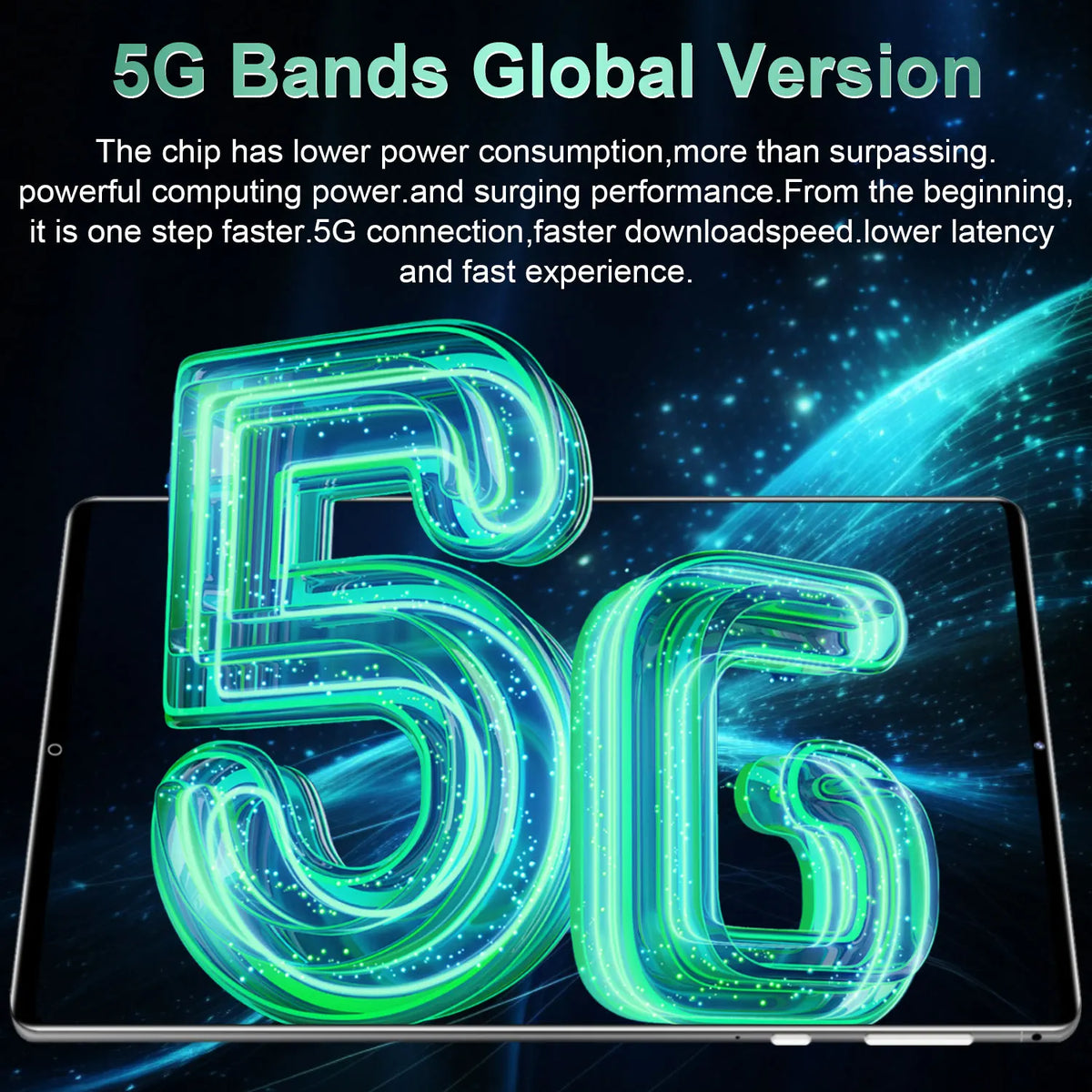 2025 5G Tablet Android 13 10.36 16GB 1TB &ndash; All Day Battery