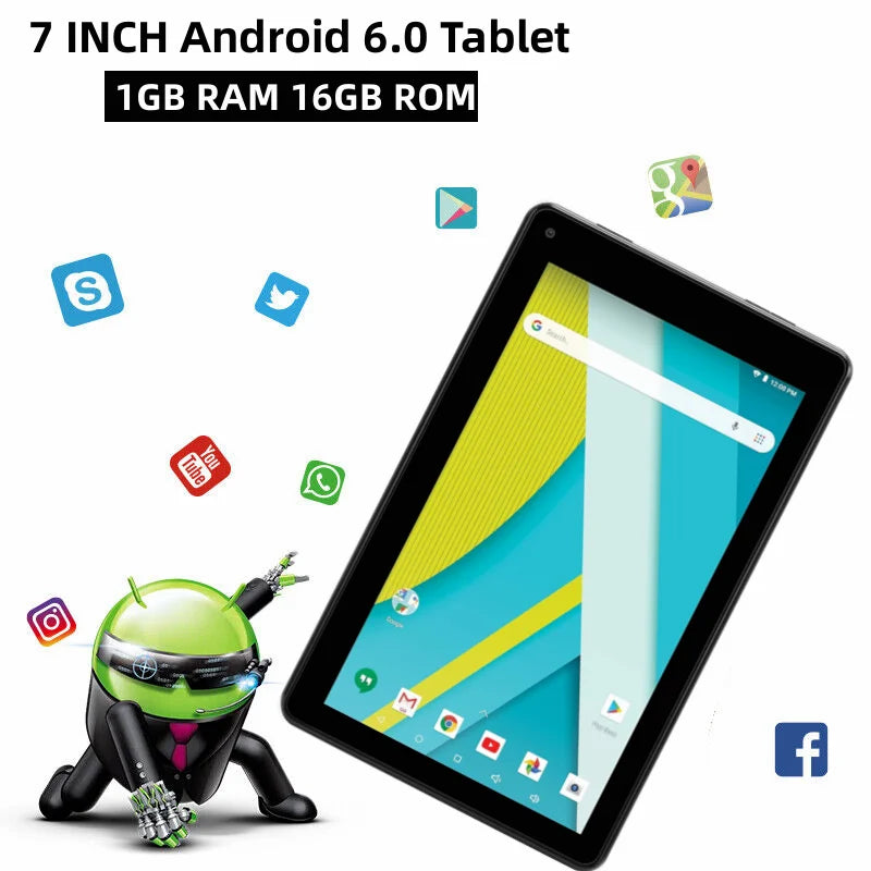 2025 7 Inch Android 6.0 Pocket Tablet PC For Kids &ndash; Slim