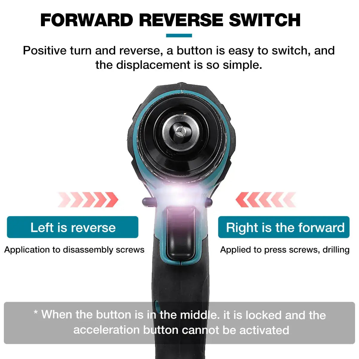 3 In 1 Impact Drill Hammer Screwdriver 520 Nm 4000 RPM