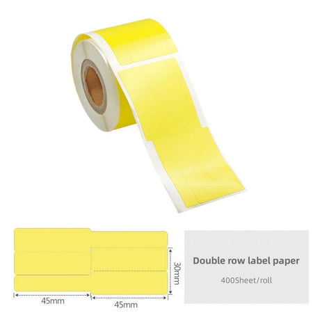 HZTZ Wireless Thermal Label Printer - Bluetooth Printing yellow Cable label