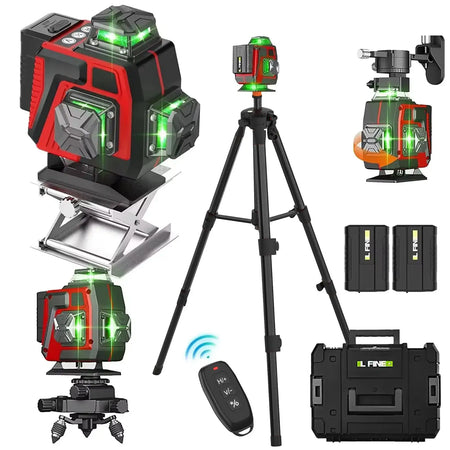 16 Lines Laser Level 1.2m Tripod Green Beam 360 Self Level With Tripod / france