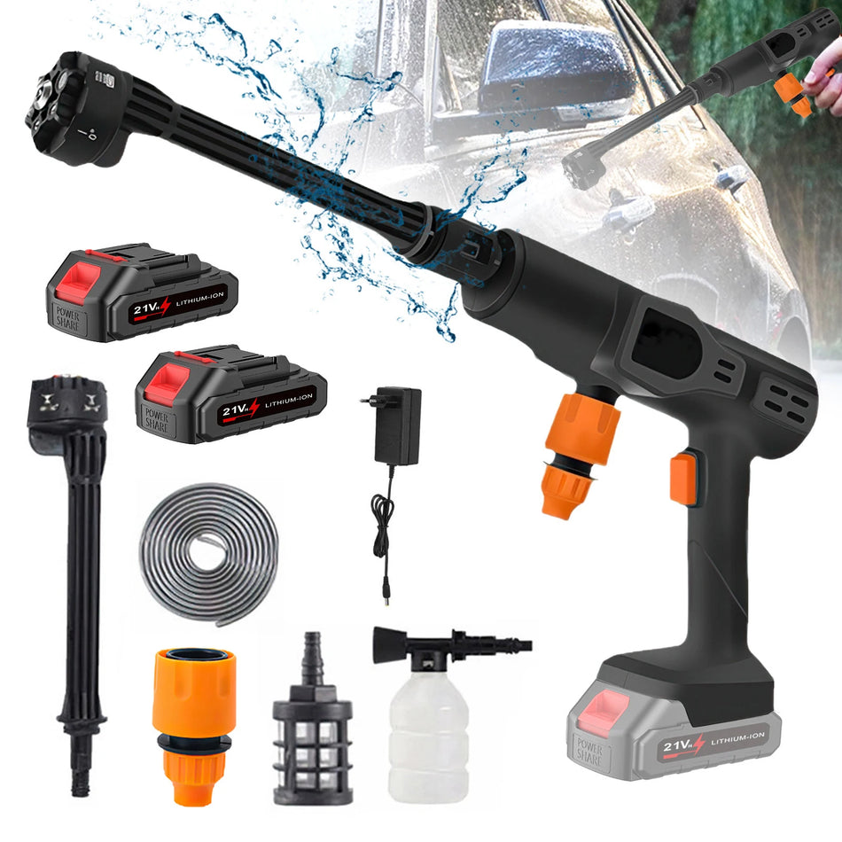 Pistola de Agua a Presión Inalámbrica 6 en 1 Batería Makita
