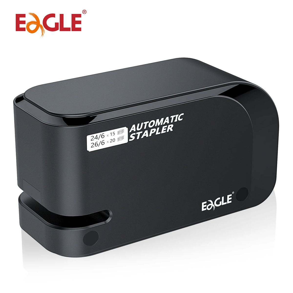 Eagle Automatic Electric Stapler - Dual Power, 20 Sheets, 2000 Staples Included