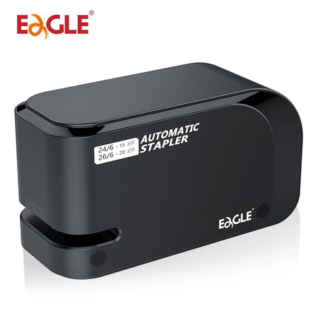 Eagle Automatic Electric Stapler - Dual Power, 20 Sheets, 2000 Staples Included