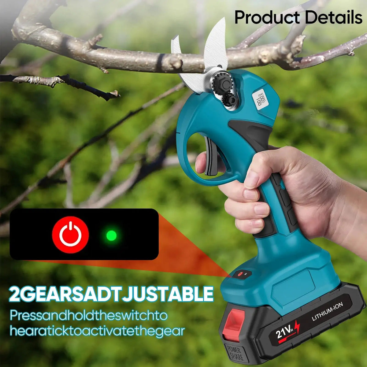 6 Inch Electric Chainsaw Telescoping Pole Pruner Garden