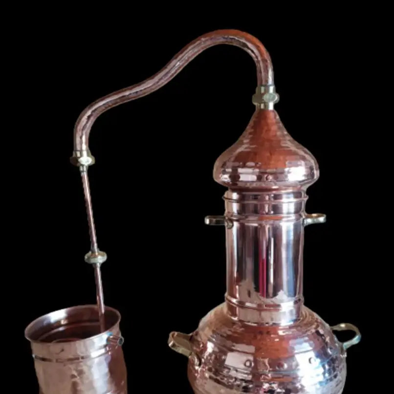Alkimist 3L bakrov alembik destilator z montažo kolone