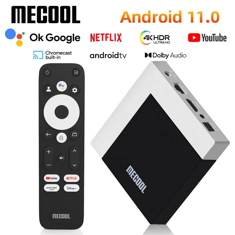 MECOOL KM7 PLUS &ndash; 4K HDR Android TV Box with Google TV