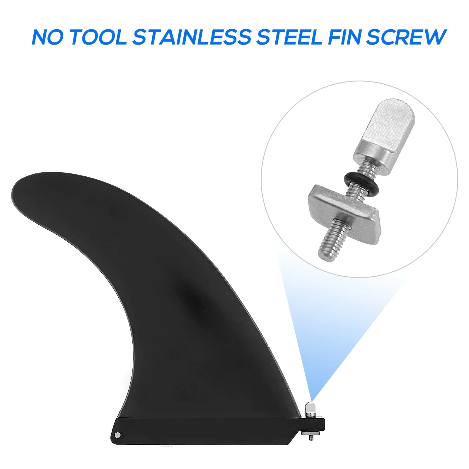 Stainless Steel Surfboard Fin Screws - Easy Install, No Tool Needed