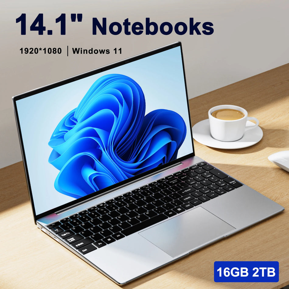 Ultra Slim Laptop 14.1 Inch &ndash; High Performance 16GB RAM and 2TB SSD