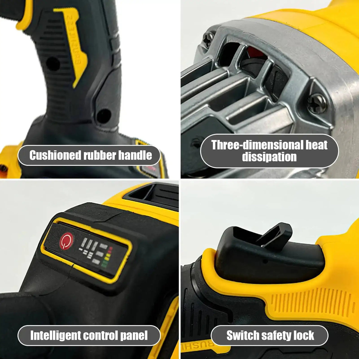 Brushless 1280W 125mm Angle Grinder 4 Speeds DeWalt 20V