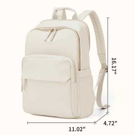 Fewchor Large Capacity Backpack &ndash; Versatile Travel and School Use Beige