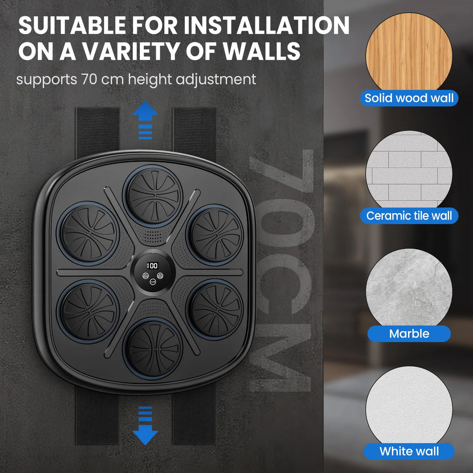 9-Vaihteen Älykäs Bluetooth Musiikkiboksi – Väri Vaihtuu