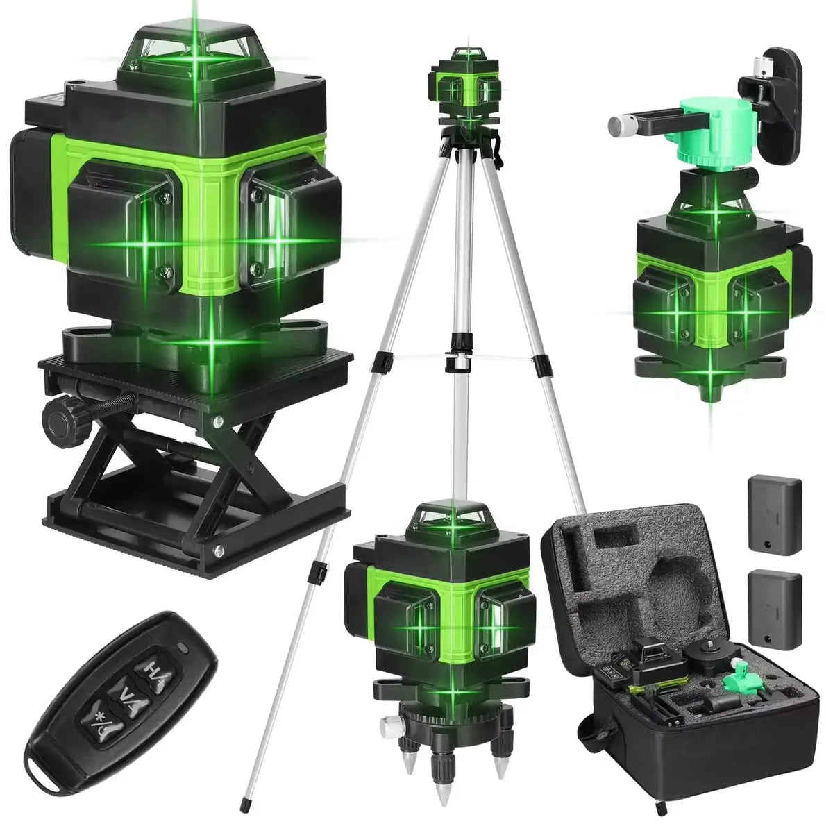 Self Leveling Laser Level 8 12 16 Line Modes Tripod
