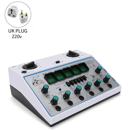 VamsLuna 50Hz Acupuncture Stimulator &ndash; Six Channel Massager 220 UK PLUG