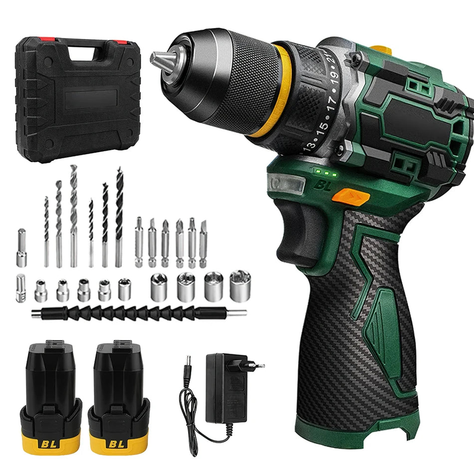 Borstlös Sladdlös Borrskruvdragare 16.8V 23 Till 1 Moment