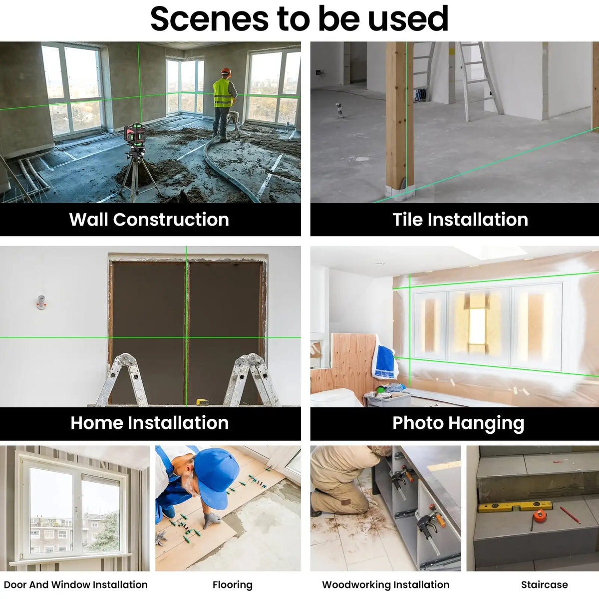 16 Lines 4D Laser Level Green Beam Self Leveling 360 Remote