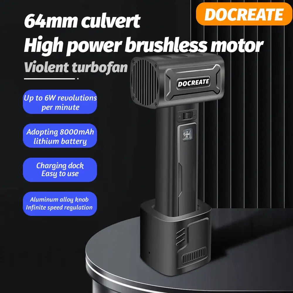 Turbo Jet Blower 64mm High Speed Brushless Duct Fan LED