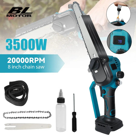 Brushless 8 Inch Electric Pruning Saw Chainsaw 18V Battery No Battery / spain
