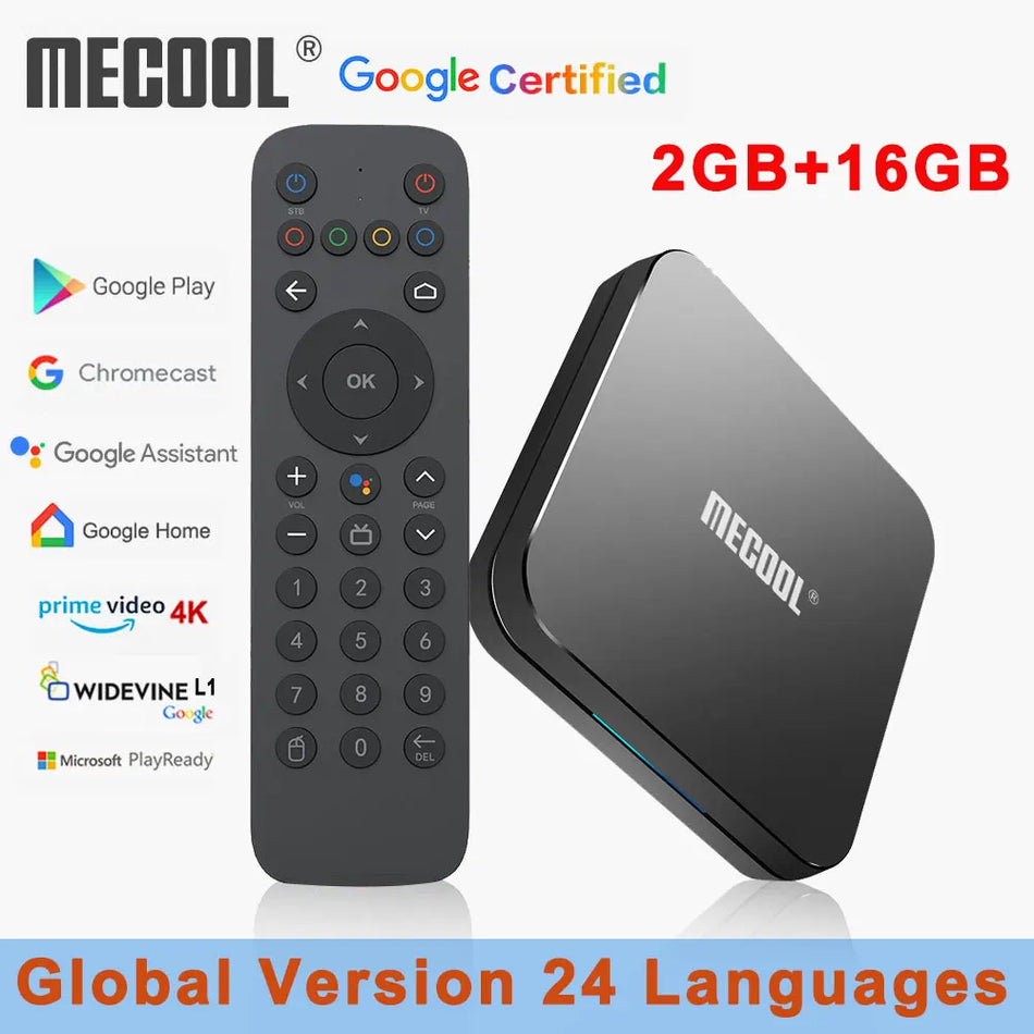 Mecool KM9 Pro Classic Android TV Box &ndash; 4K HDR Cast UK Plug
