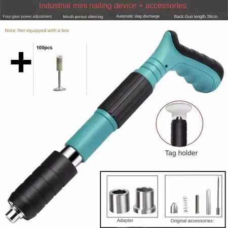 Mini Manual Steel Nail Gun - Three-Grade Strength Adjustment 110 Fire Nails / france