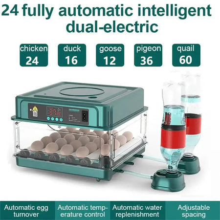 Drawer Type 9 Egg Incubator With Auto Temperature Control 24 Egg / Poland