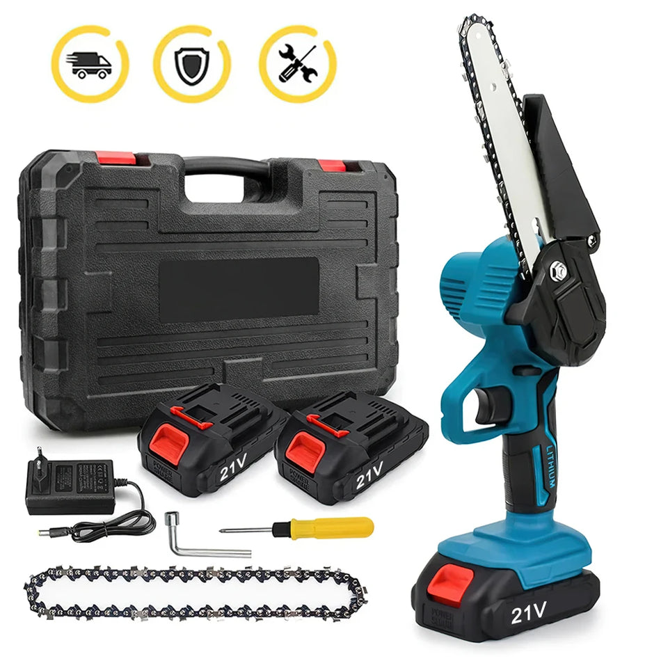 Serra de Corrente Sem Fios de 6 Polegadas para Bateria Makita 18V para Corte de Madeira