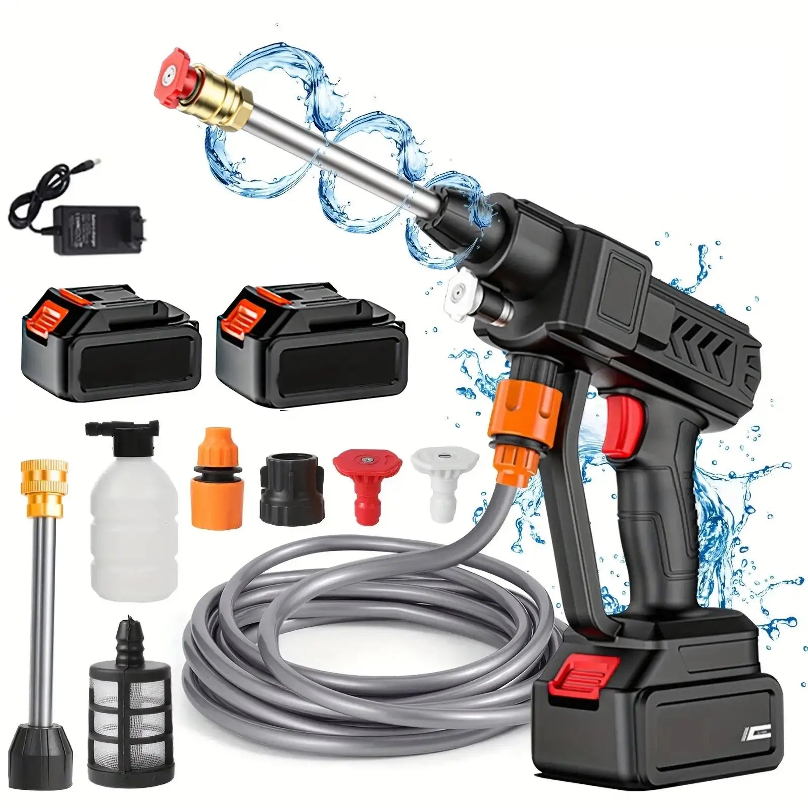 30Bar Cordless High Pressure Washer Makita 18V Battery 20Ah With 2XBattery / Electric / france