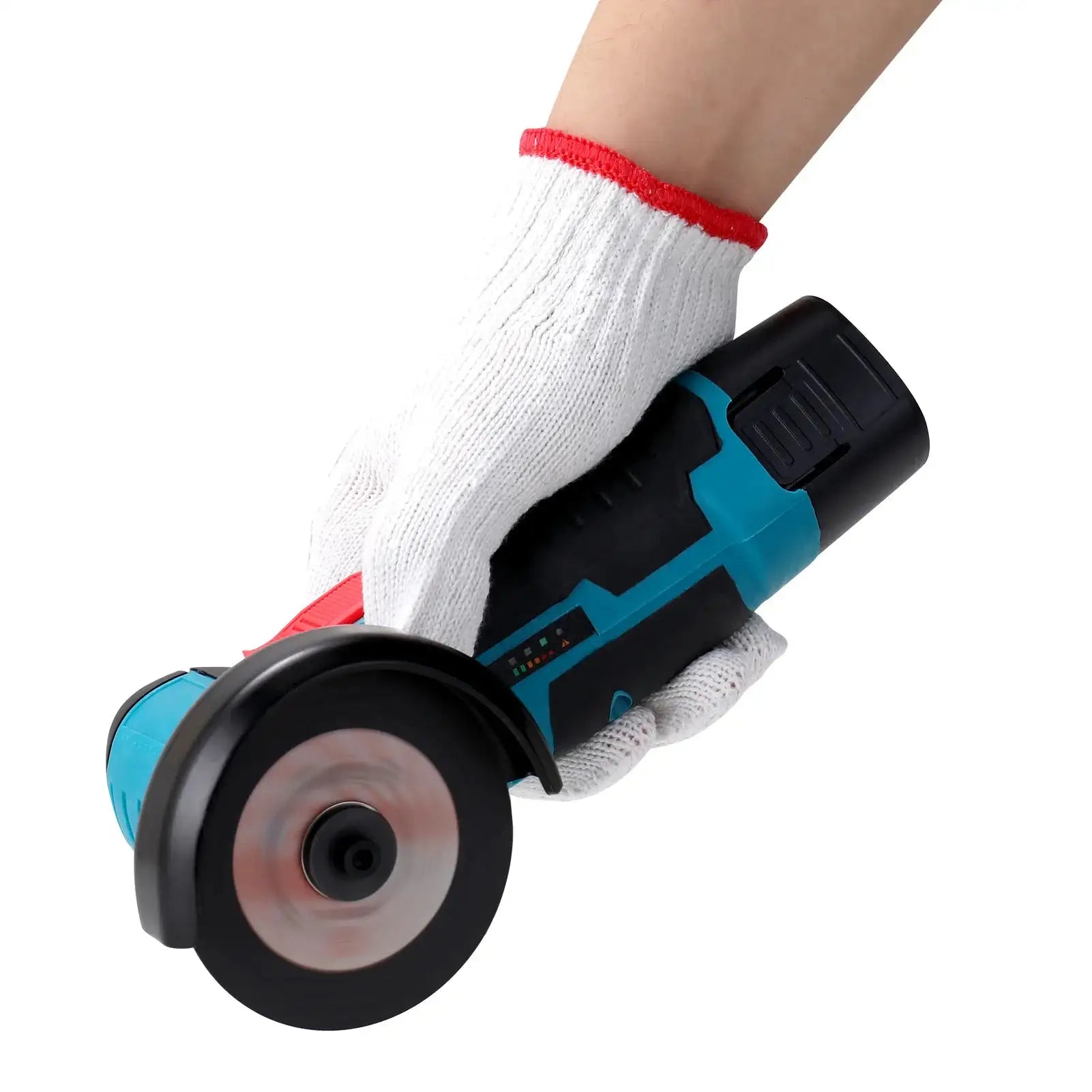 12V Mini Cordless Angle Grinder 19500rpm Li Battery Tool