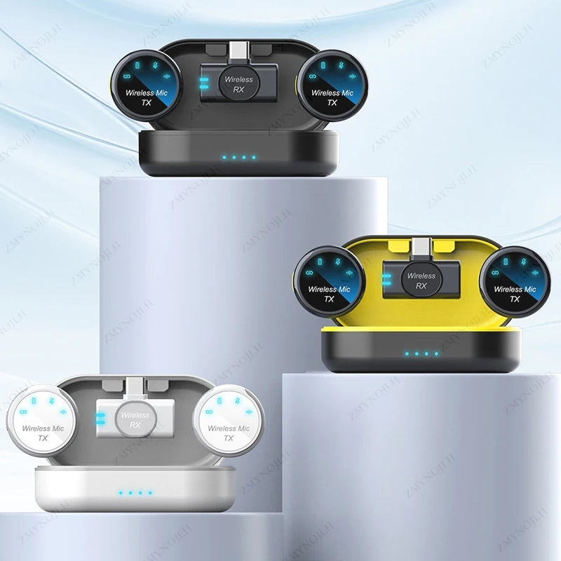 New Magnetic Wireless Lavalier Microphone &ndash; Noise Canceling