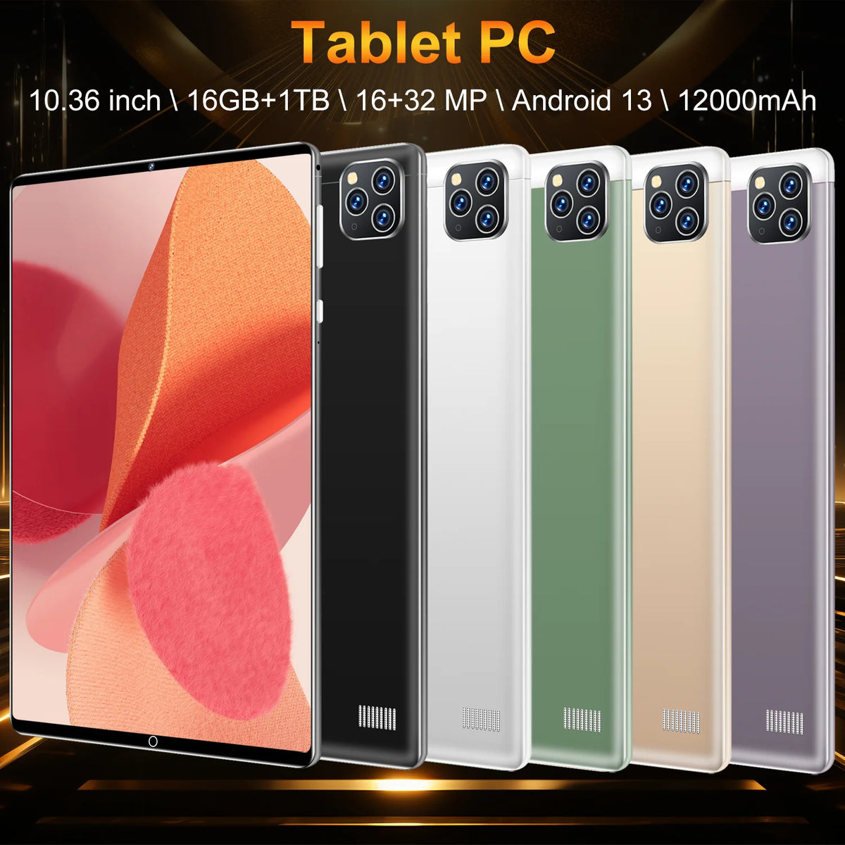 2025 5G Tablet PC 10.36 Inch &ndash; 1TB Storage 12000mAh