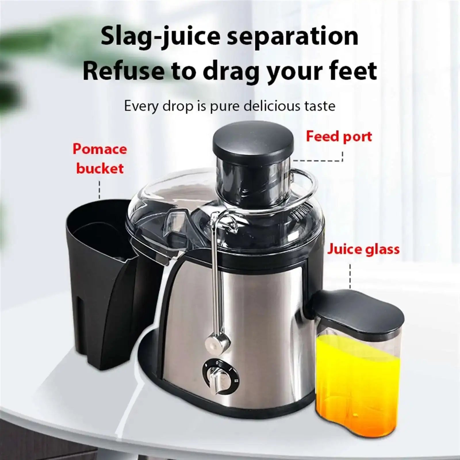 Betuyoo 400W Juicer Machine &ndash; Big Mouth For Whole Fruits