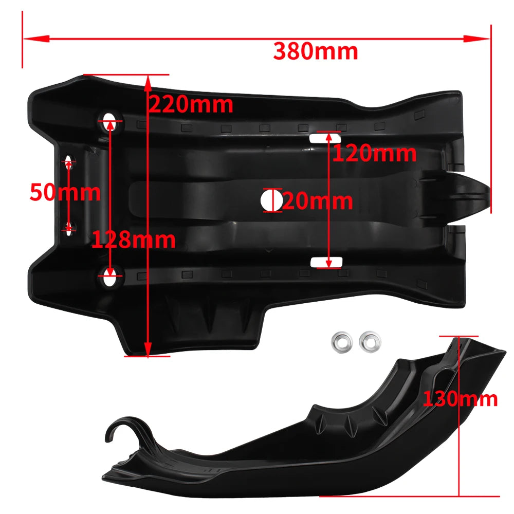 PowerMotor KTM &amp; Husqvarna Engine Guard Skid Plate 2017-2019