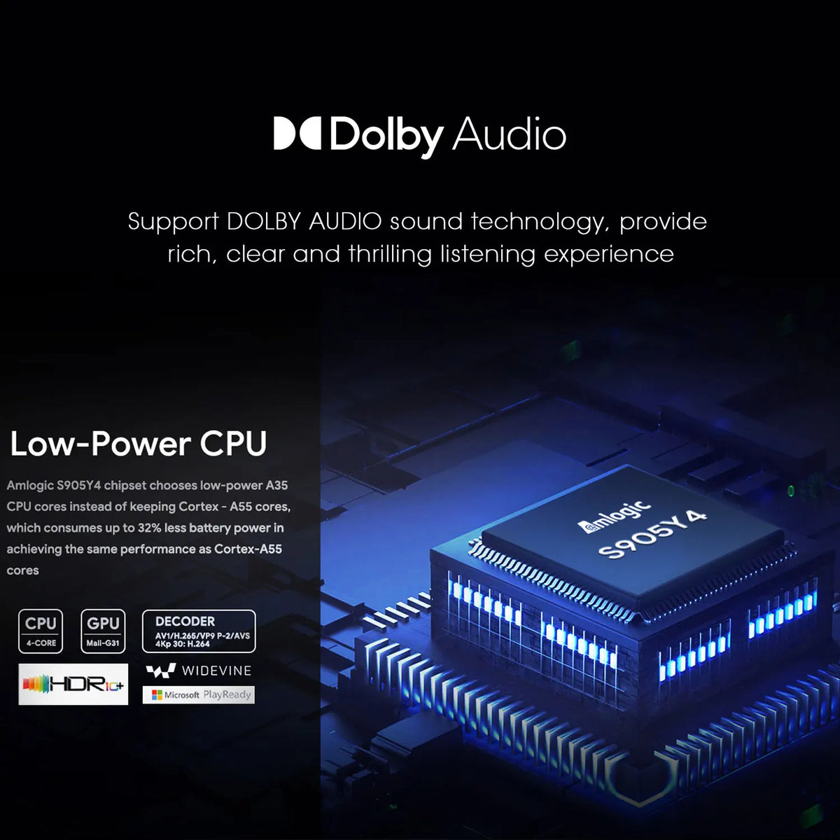 MECOOL KM7 PLUS &ndash; 4K HDR Android TV Box with Google TV