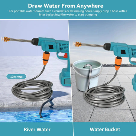 Cordless High Pressure Washer Gun For Makita 18V Battery