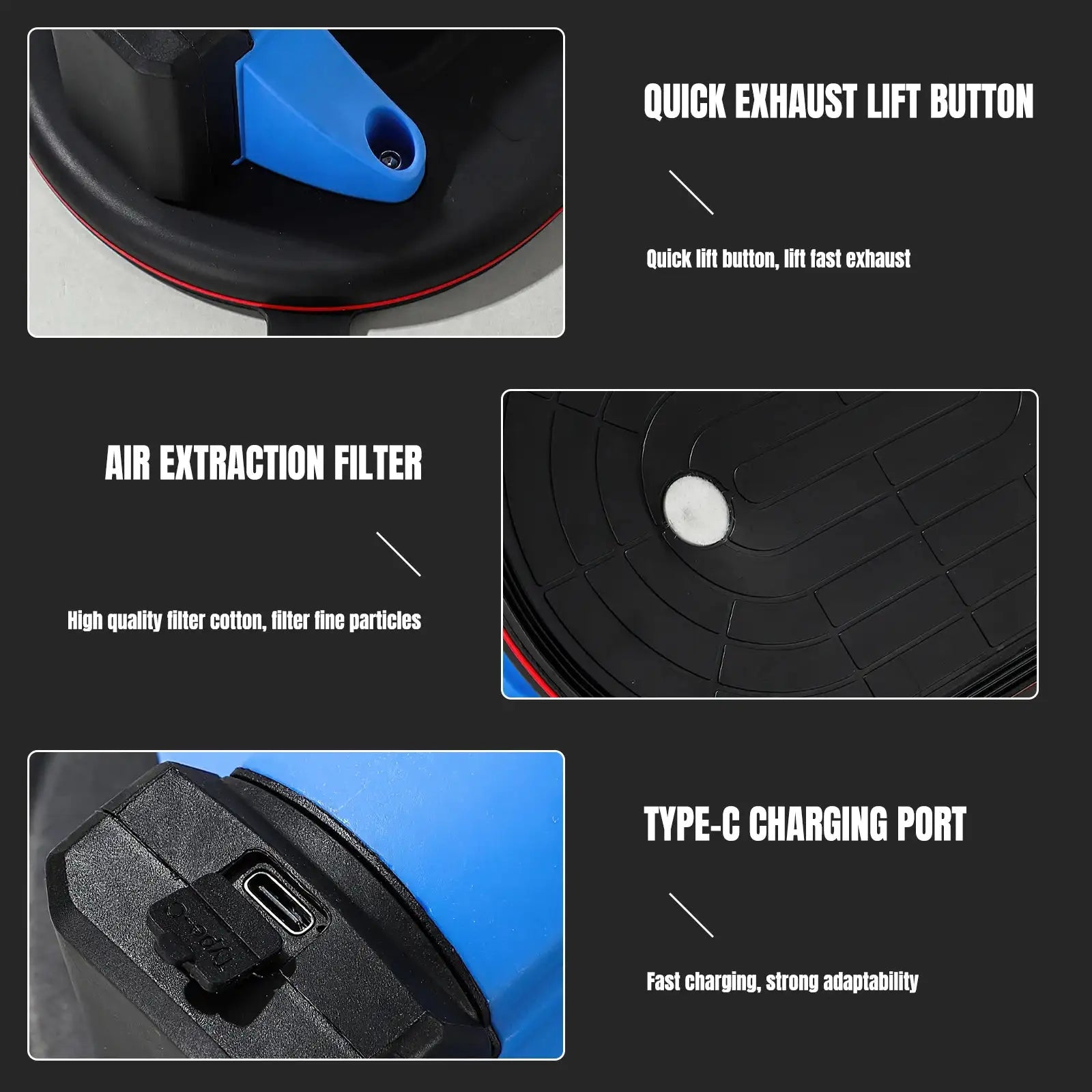 Industrial Vacuum Suction Cup 300KG Lifter For Granite Tile