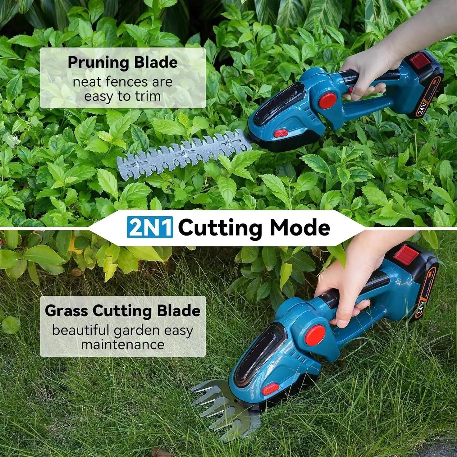 2 In 1 Cordless Hedge Trimmer And Pruning Shear 18V Makita