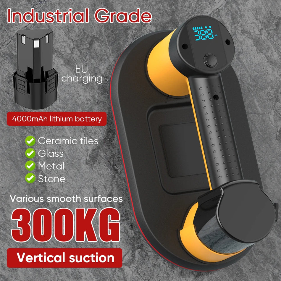 Intelligent Display Heavy Duty Vacuum Cup 300Kg Lifter