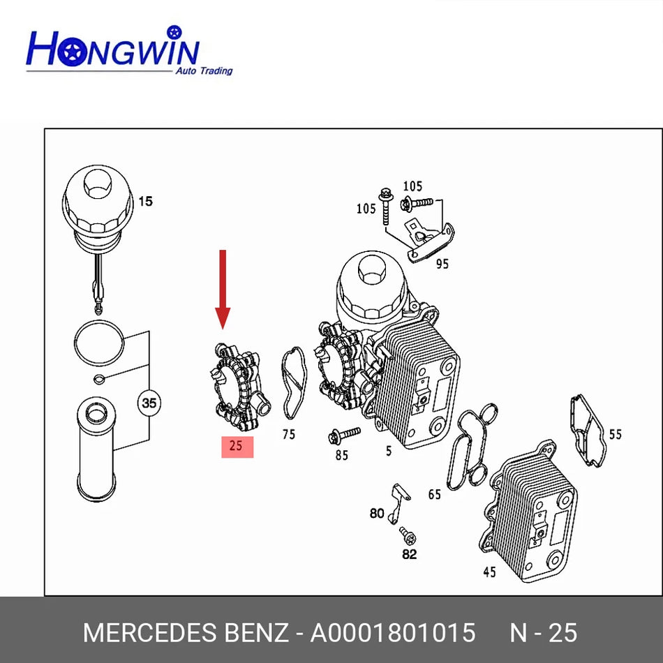 Gummimembran für Ölabscheiderventil für Mercedes-Benz W163 W211 W220 W463