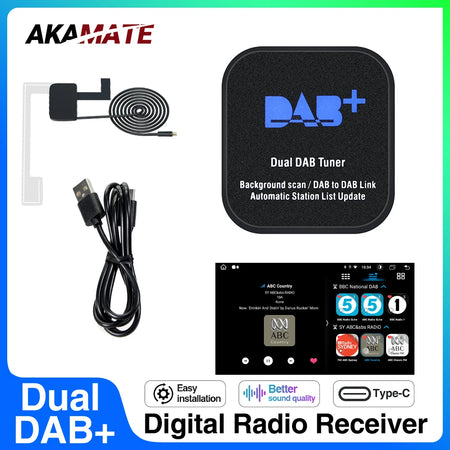 Dual DAB+ &ndash; Built-In Dual DAB Modules For Strong Signal
