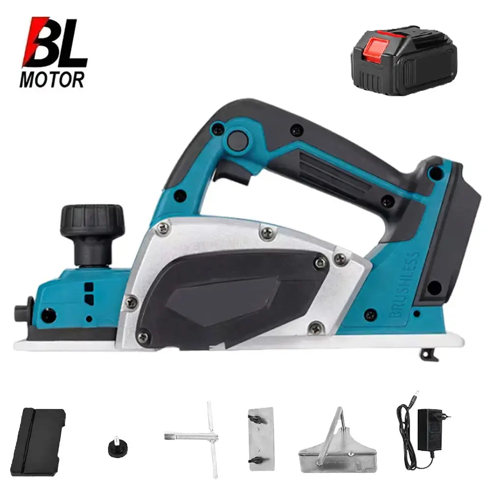 Brushless Cordless Handheld Wood Planer 15000 RPM Makita 18V With 1XBattery / Poland