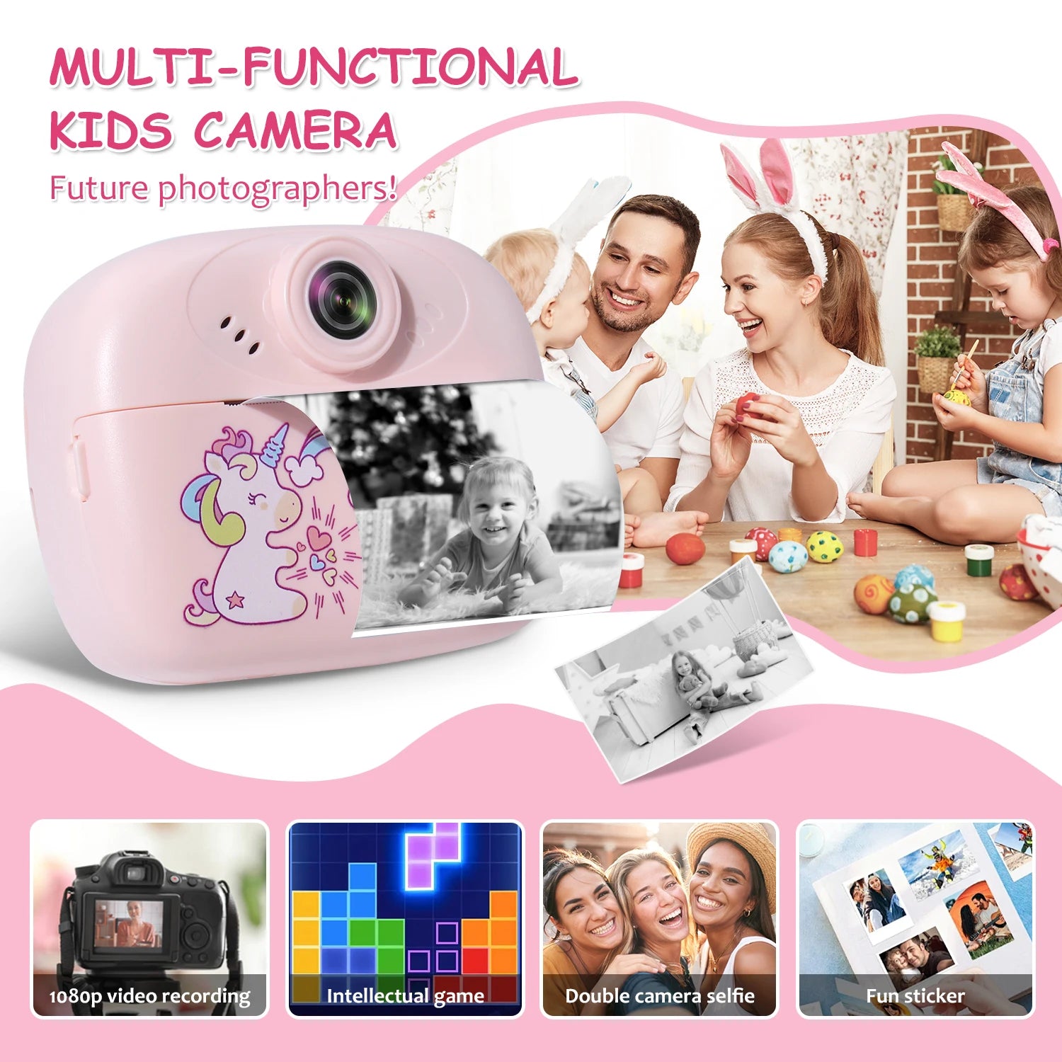 57mm Children's Mini Thermal Print Camera &ndash; Instant Prints
