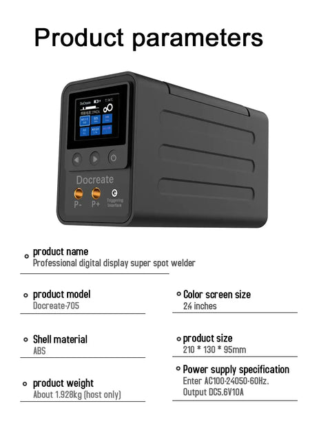 10KW 1800A Capacitor Spot Welder For Stainless Steel 18650
