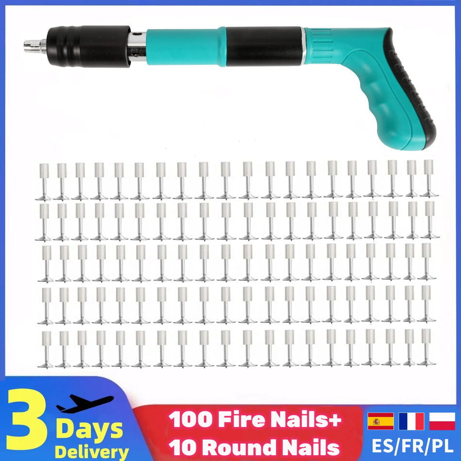 Betuyoo Mini Ročni Jekleni Nailer – Tri Nastavitve Levera