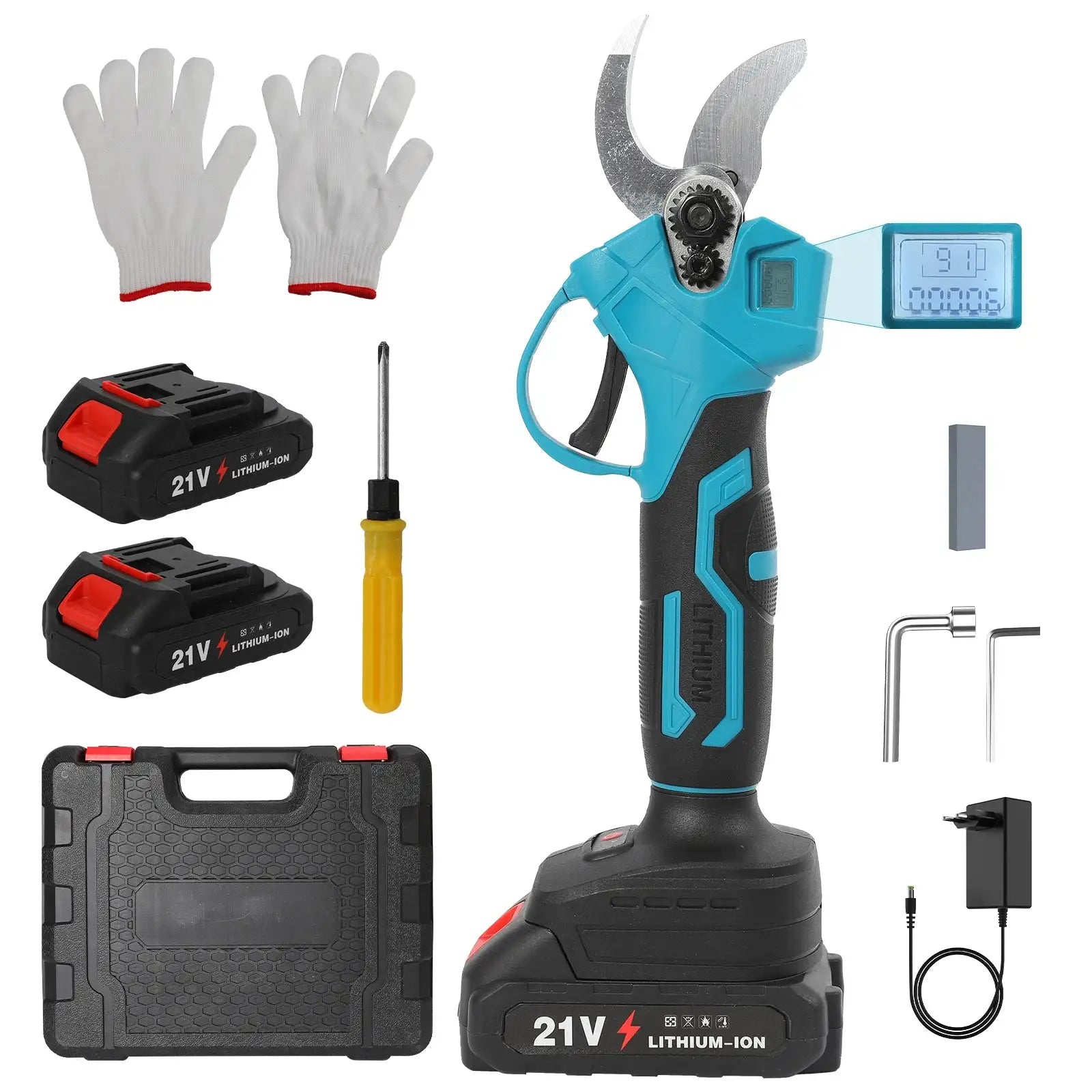 Brushless 40mm Electric Pruner 800W Rechargeable Makita 18V With2&times;Battery / france