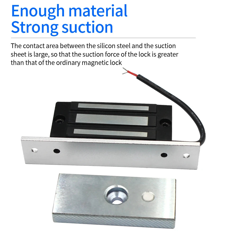 DC12V 60Kg Electromagnetic Lock &ndash; Side Mount Hidden Design