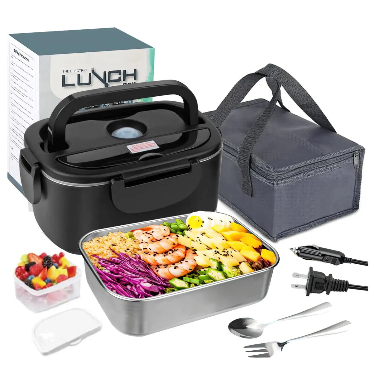 Betuyoo 2-in-1 Electric Lunch Box &ndash; Leak-Proof Warmer 60W 1.5L / Poland / EU