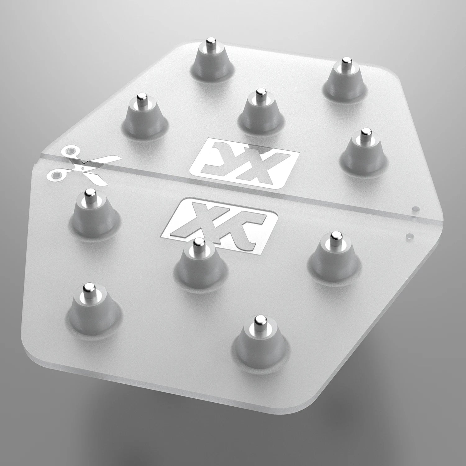 XCMAN ACS-14-5 Spike Stomp Pad &ndash; With 3M Adhesives White