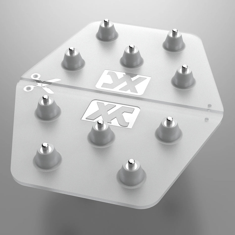 XCMAN ACS-14-5 Spike Stomp Pad &ndash; With 3M Adhesives White