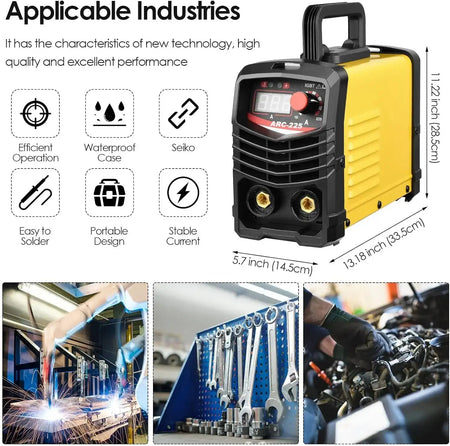 3500W 225A Welding Machine All Copper Transformer Bivoltage Pass Transformer Inverter DC 220V Welder Equipment