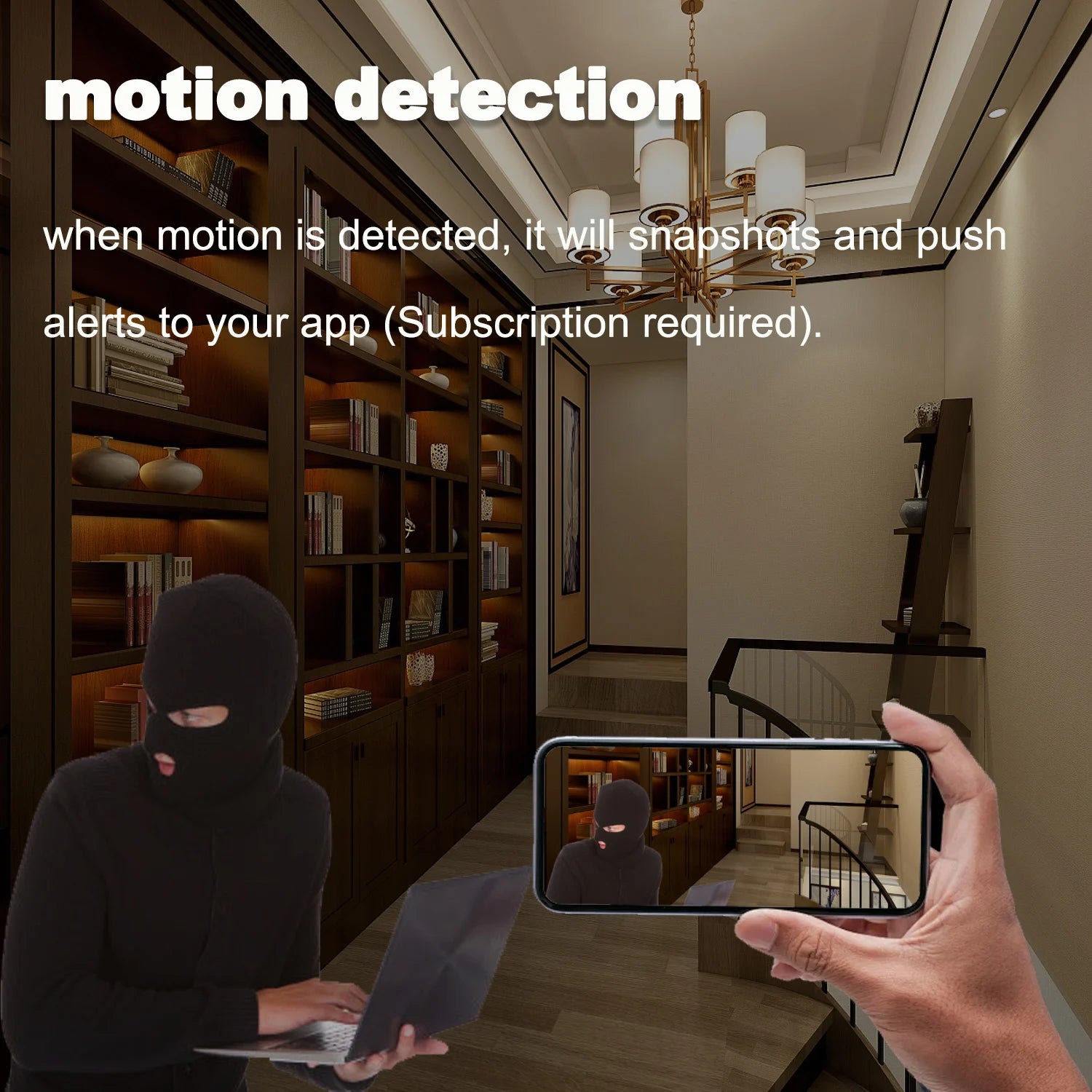 F9 4K HD Smart Camera &ndash; Wi-Fi Wireless With Night Vision